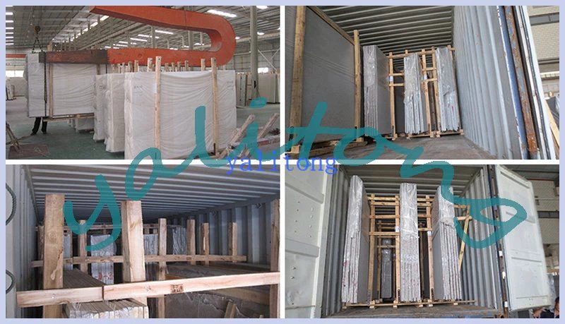 stone slabs container loading