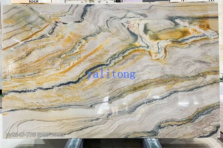 Aquarella Gold Quartzite Slabs And Countertops