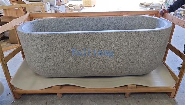 Light Grey Granite Bathtub