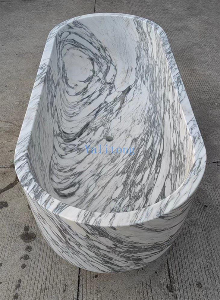 luxury marble bathtub