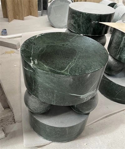 Green Marble Side Table