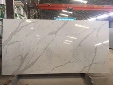 Artificial Calacatta White Quartz Slabs