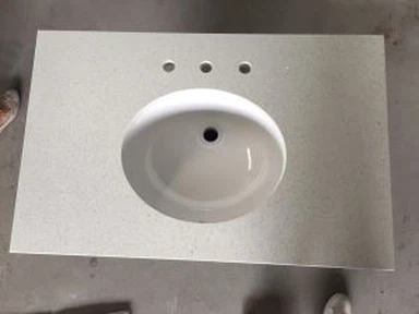 Bathroom Quartz Vanity Top