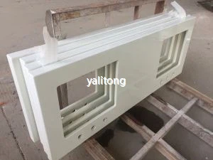 White Nano-Crystallized Glass Vanity Tops